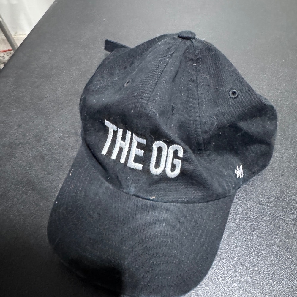 Ripple The OG Baseball Cap Mens OS Black Solid Embroidered Strapback Dad Hat